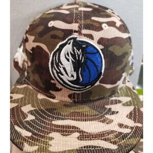 Dallas Mavericks Hat Cap 59Fifty Cord Camo Size 7 1/4 NBA New Era